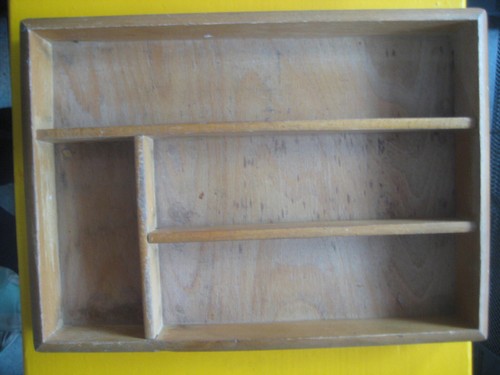 Schubladeneinsatz holz vintage - holz,
